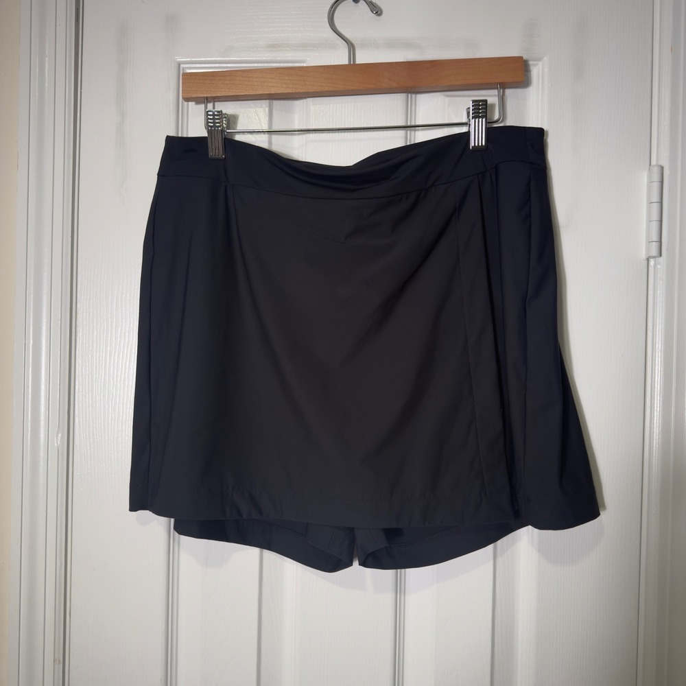 SPANX Women's Black Tech Skort with Inner Shorts - Picture 5 of 11